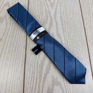 784 Alfani AlfaTech Stain Resistant Men's Tie Jouet Stripe 401 Indigo (Blue) $55